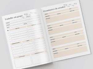 cronograma de estudo para imprimir